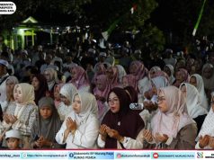 Suasana Penuh Khidmat di Tabligh Akbar “Mangkahui Bersholawat”, Ribuan Jamaah Antusias Hadir Mangkahui Bersholawat
